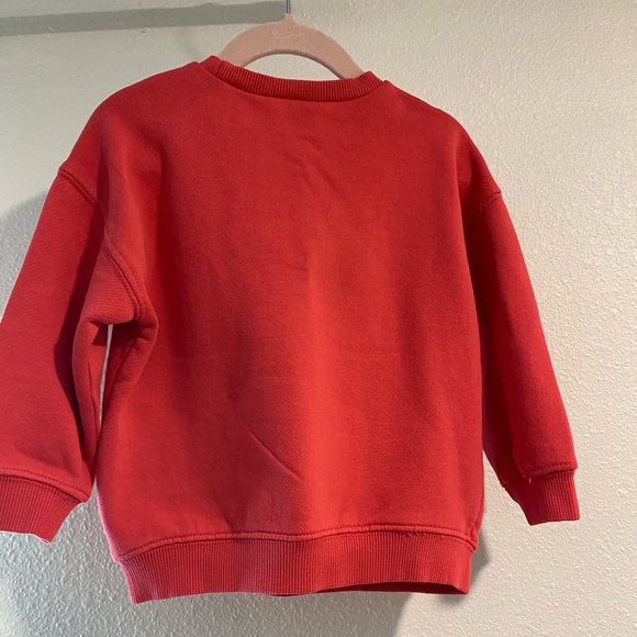 NWT Zara pink pullover sweatshirt baby girl 12-18 months - Picture 4 of 4